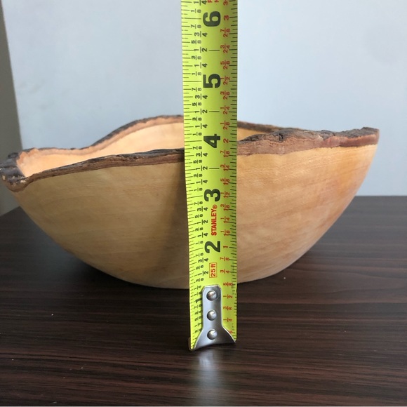 large wooden Acacia bowl
